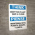 Think: Keep This Plant Safe And Clean Think Bilingual Spanish - Wall Sign