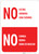 No Eating Drinking Gum Chewing Bilingual Spanish - Wall Sign