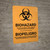 Biohazard: No Food Stored In Refrigerator Bilingual Spanish - Wall Sign
