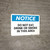 Notice: Do Not Eat Drink Or Smoke In this Area Landscape - Wall Sign