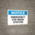 Notice: Emergency Eye Wash Station Landscape - Wall Sign