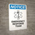 Notice: Emergency Response Team - Wall Sign