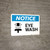 Notice: Eye Wash with Icon - Wall Sign
