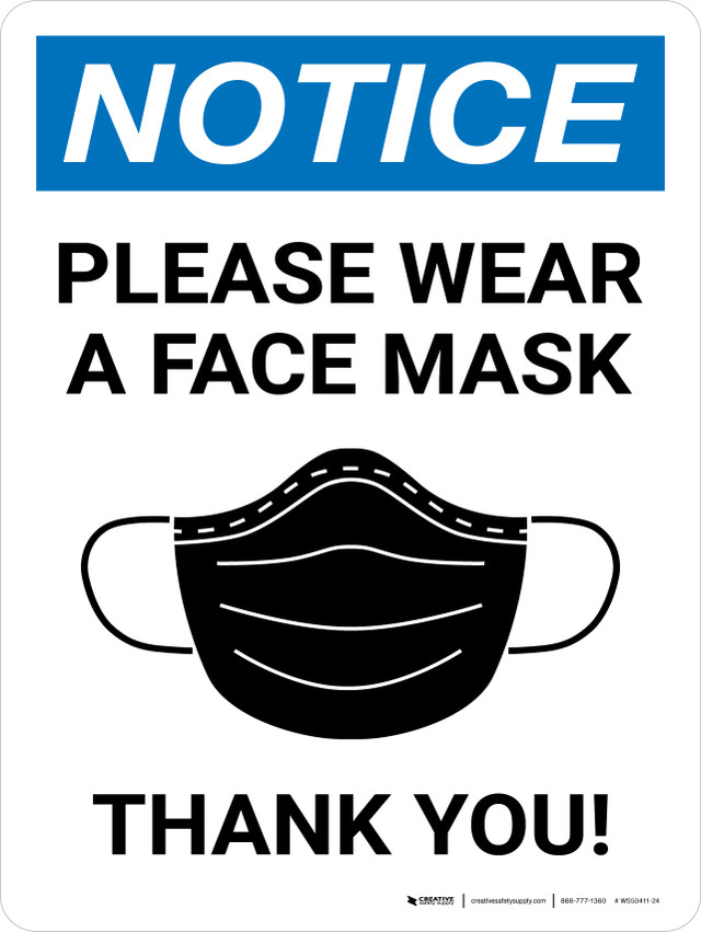 Mask Sign Printable Free