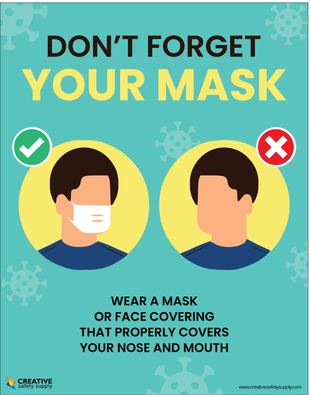 Don't Forget Your Mask - Poster