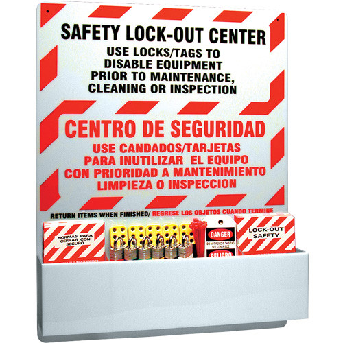 Prinzing Bilingual Spanish Safety Lockout Center | Creative Safety Supply