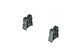 Ernst 8354 1/4" Face Mount Ratchet & Extension Holder – Black, USA Made
