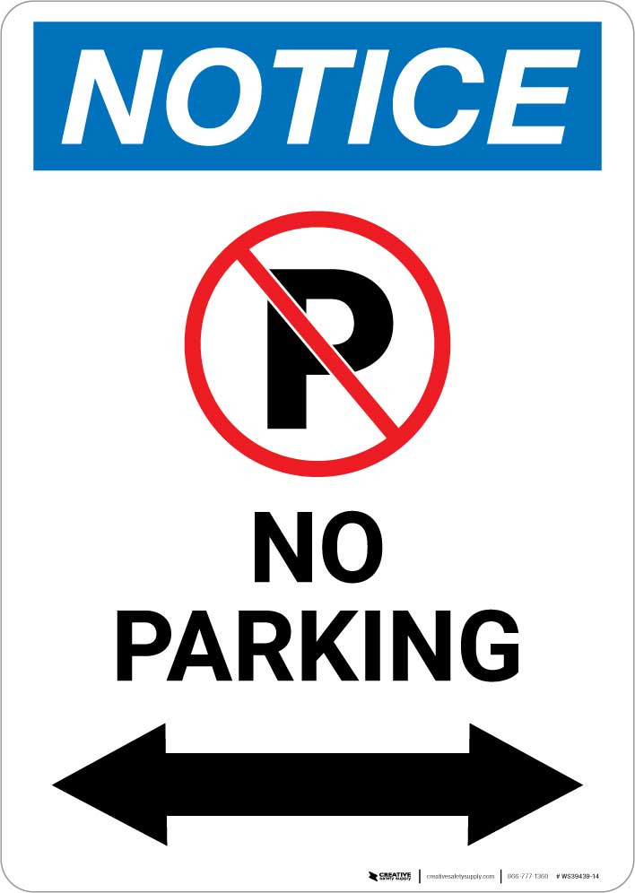 Parking Signs Creative Safety Supply