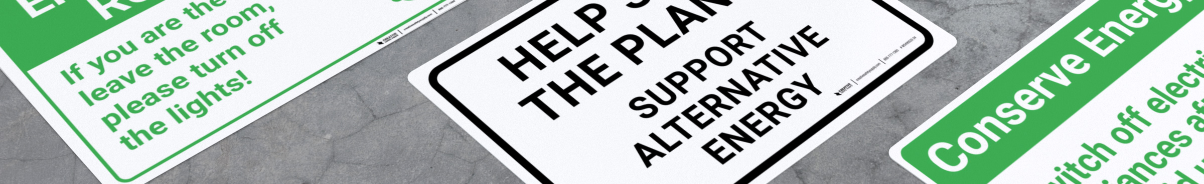 Energy Efficiency Signs Energy Efficiency Signs