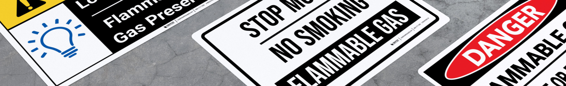 Flammable Gas Signs Flammable Gas Signs