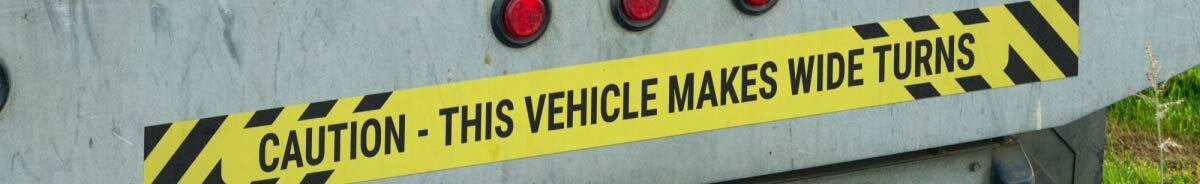 Vehicle Safety Bumper Decal Vehicle Safety Bumper Decal