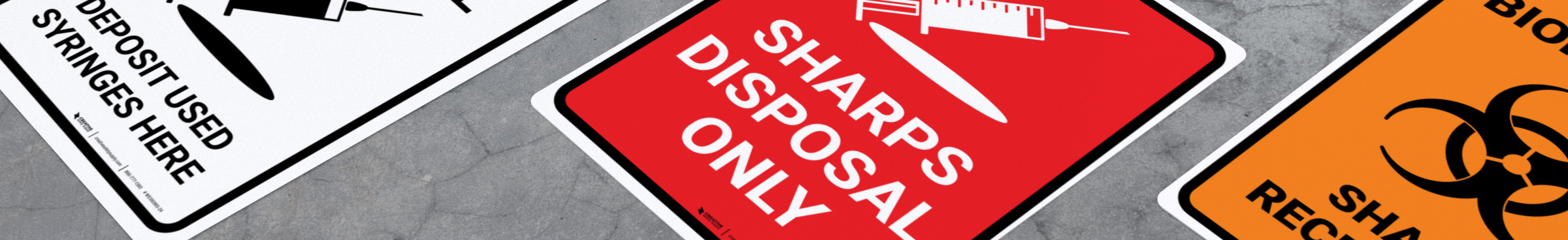 Sharps Disposal Signs Sharps Disposal Signs