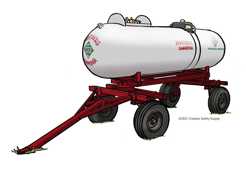 Anhydrous Ammonia trailer