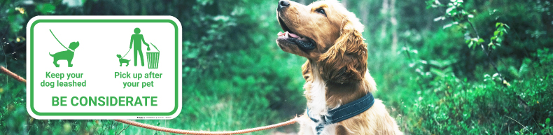 funny curb your dog signs