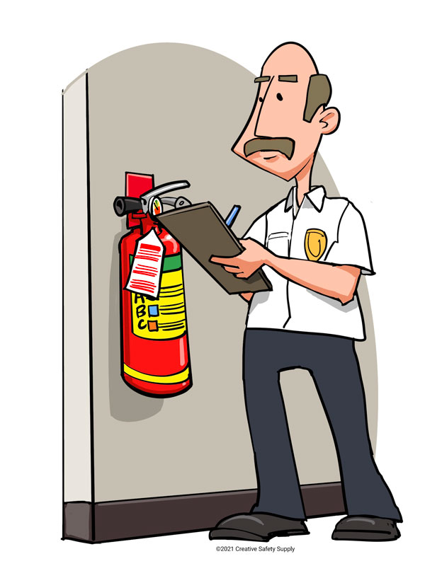 office fire drill cartoon