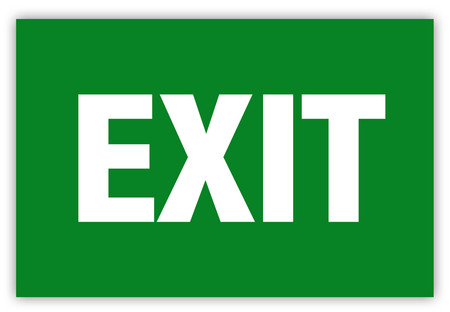 Exit Label (Green)