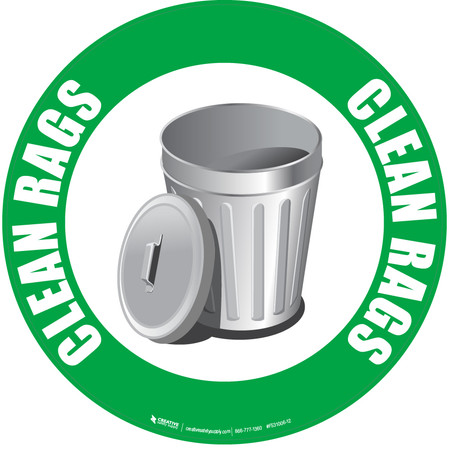 Clean Rags Floor Sign