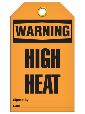 Warning High Heat | Creative Safety Supply