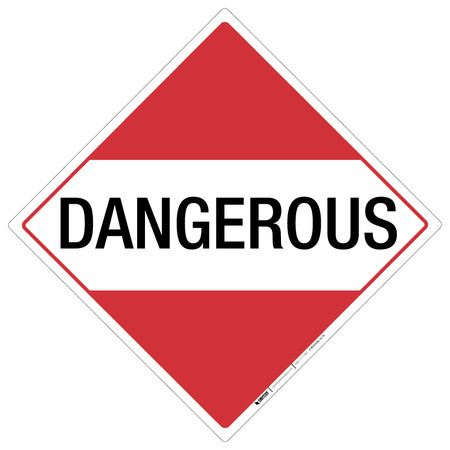 DANGEROUS - Placard Sign
