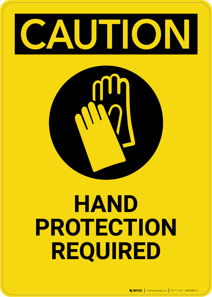 Hand Protection Safety Sign