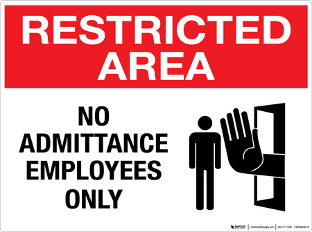 Logo Authorized Personnel Only Restricted Area Sign, HD Png Download - vhv