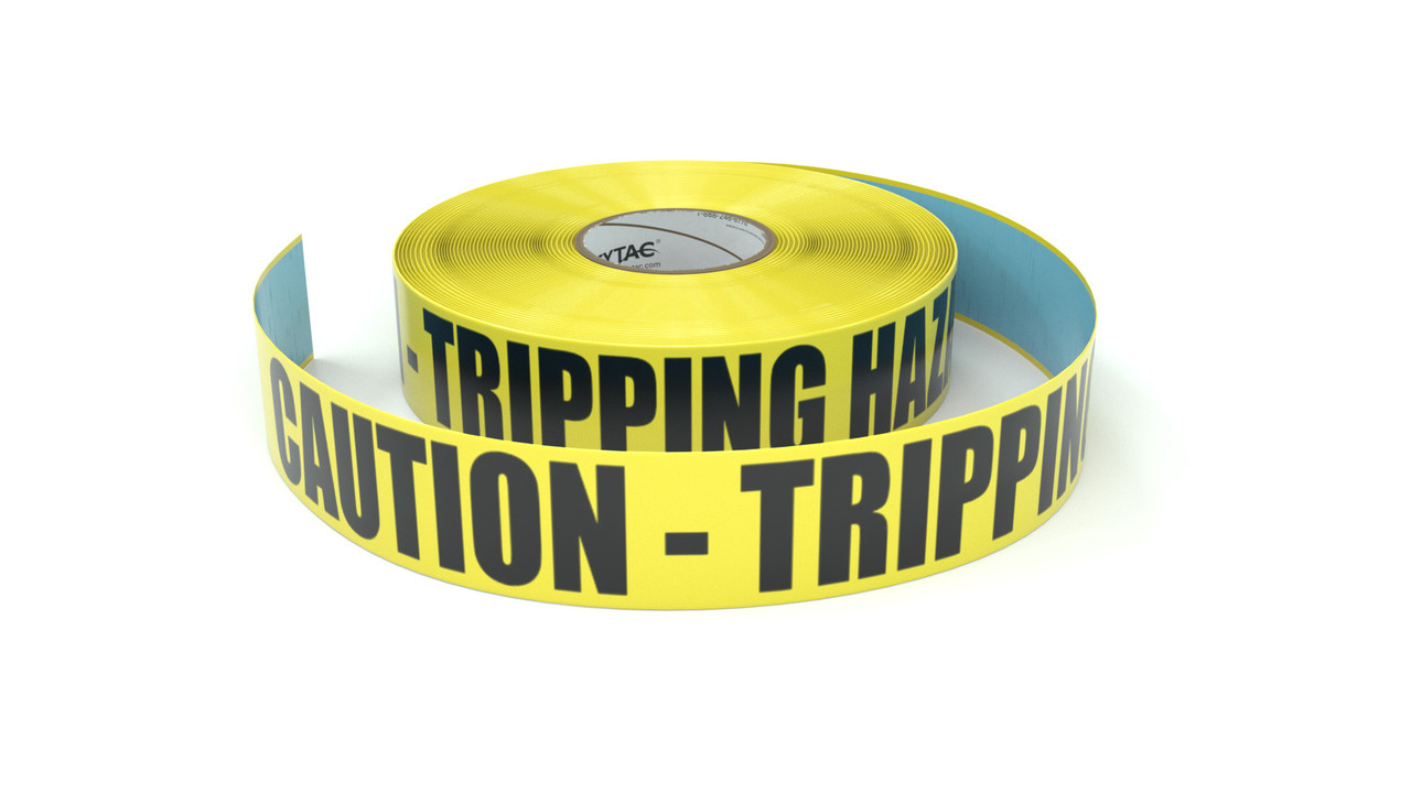 Caution - Tripping Hazard - Inline Printed Floor Marking Tape