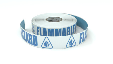 ANSI: Flammable Hazard - Inline Printed Floor Marking Tape
