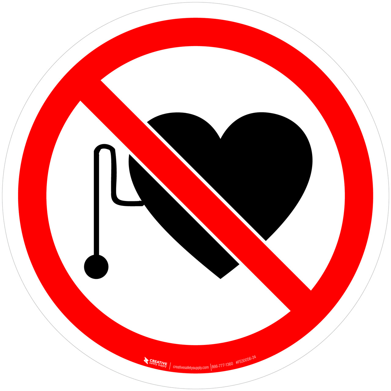 No Access for People with Implanted Cardiac Devices Prohibition