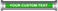 Custom Printed Labels and Pipe Markers - Green