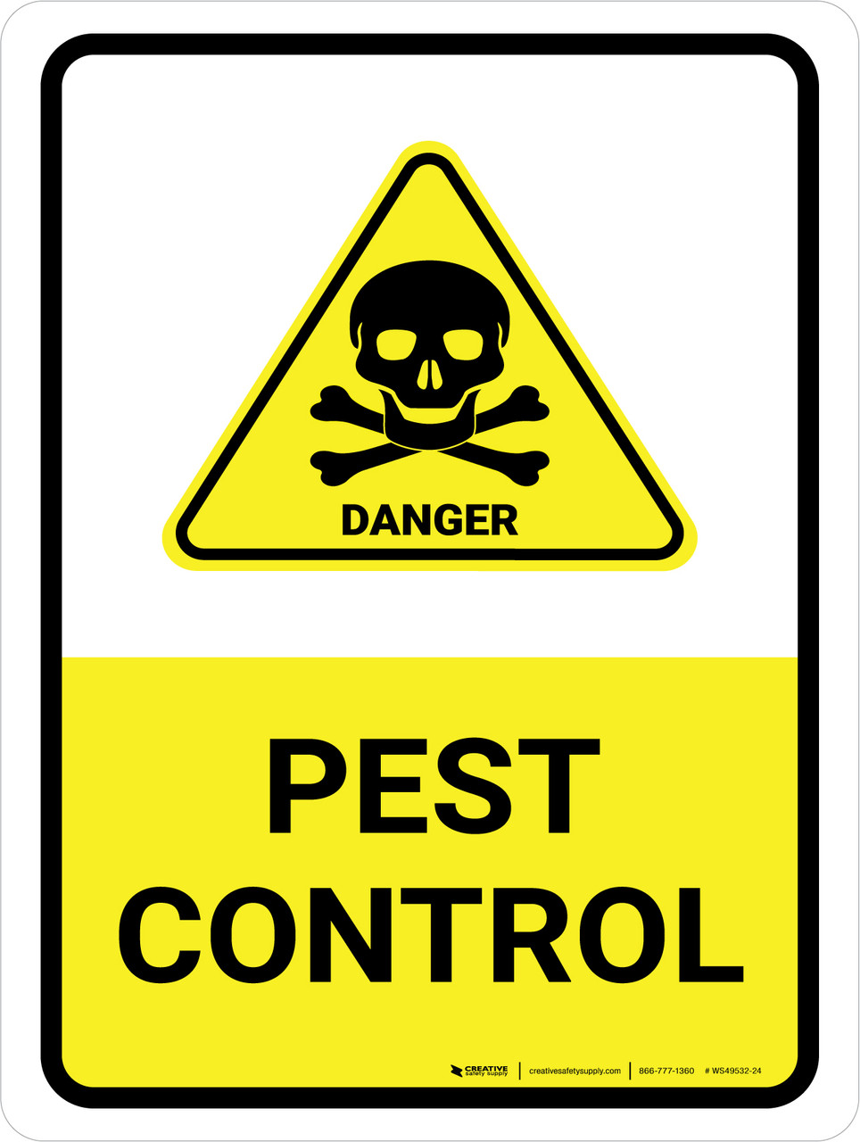 Roadside Pest Control Sign