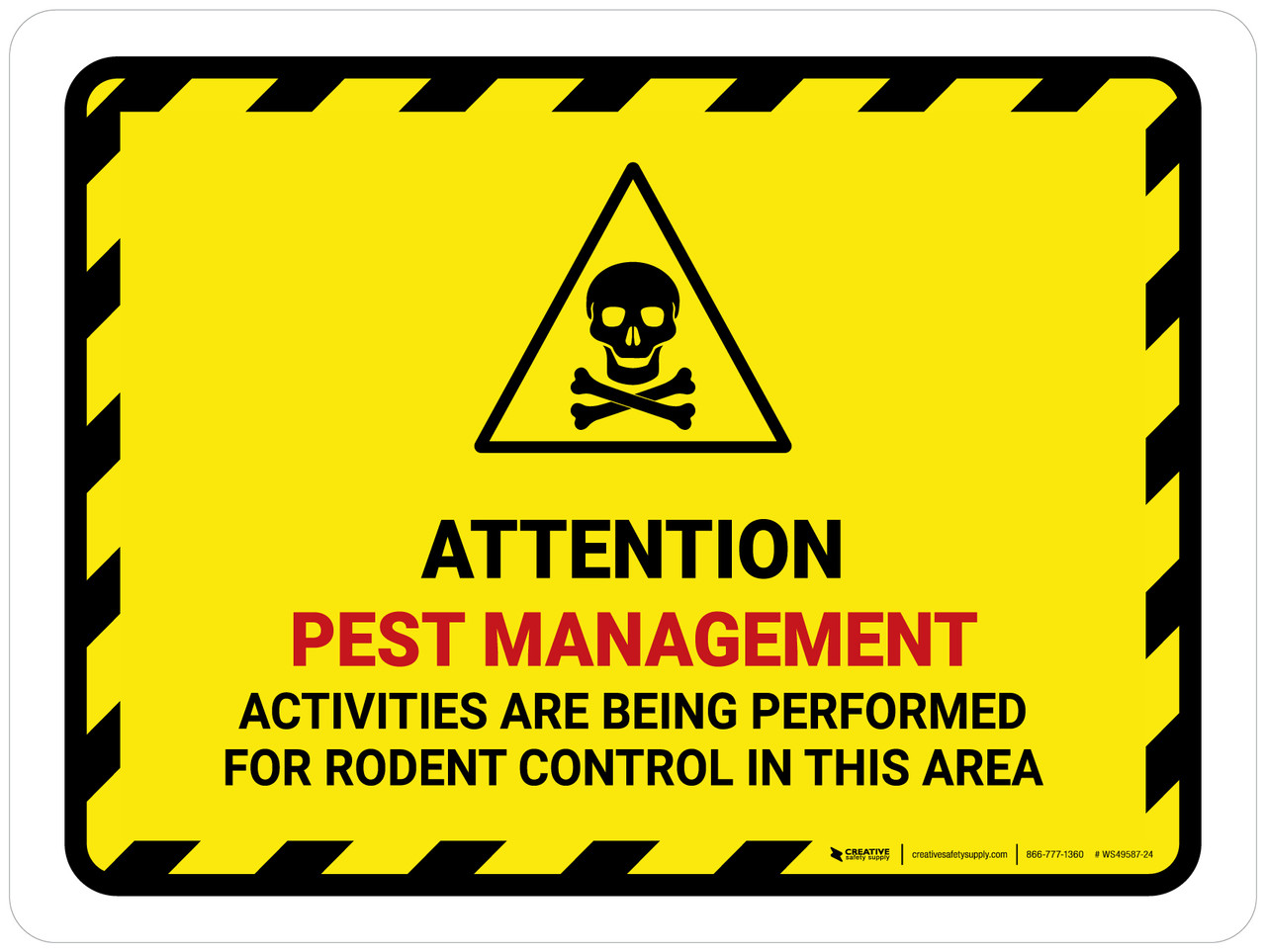 Roadside Pest Control Sign
