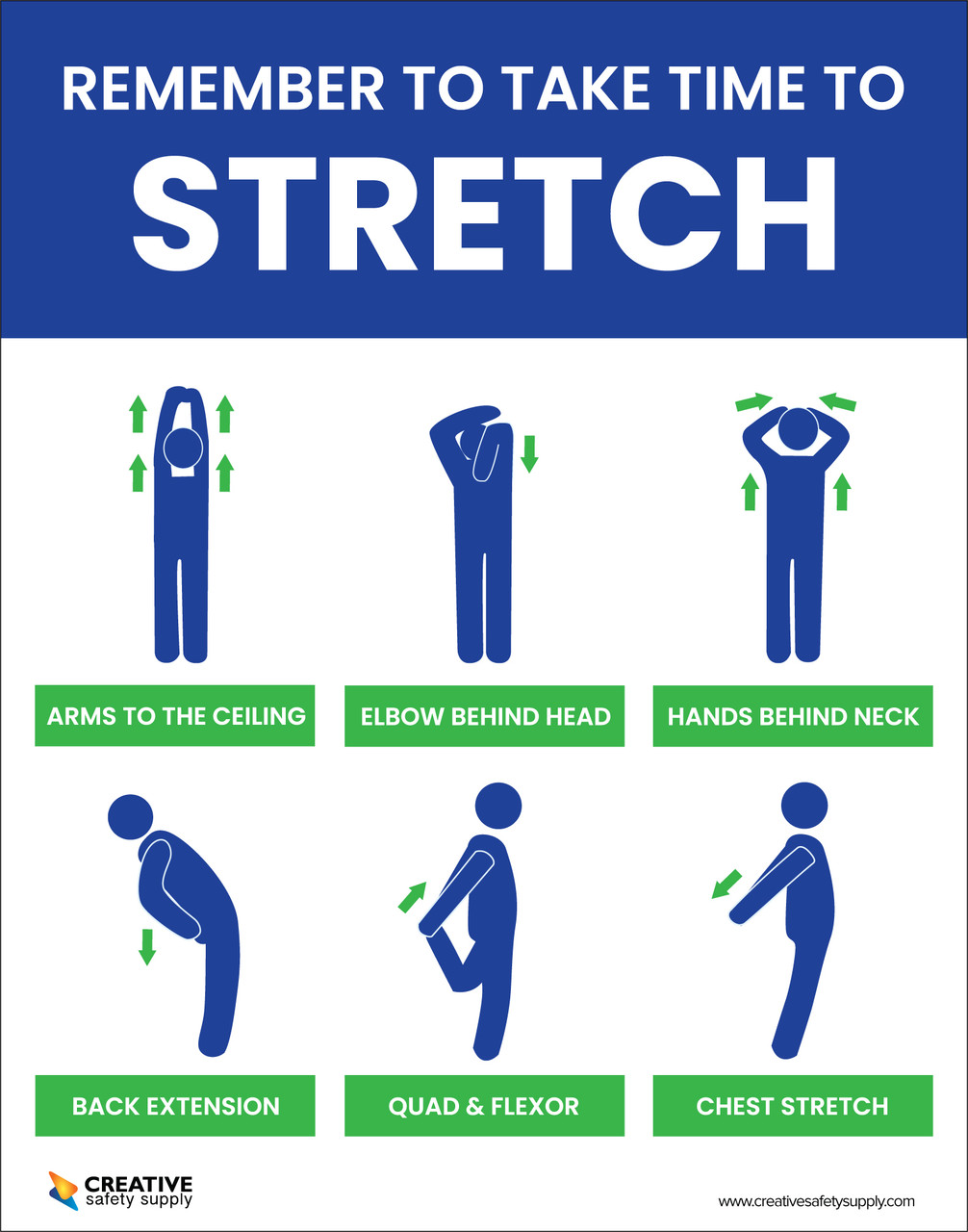 Remember to Take Time to Stretch - Poster