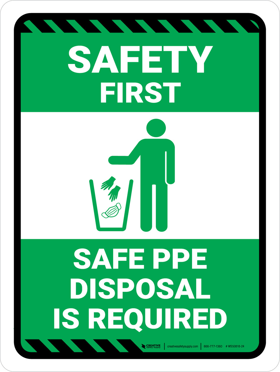 Disposal Sign Instrument Disposal Safety Symbol