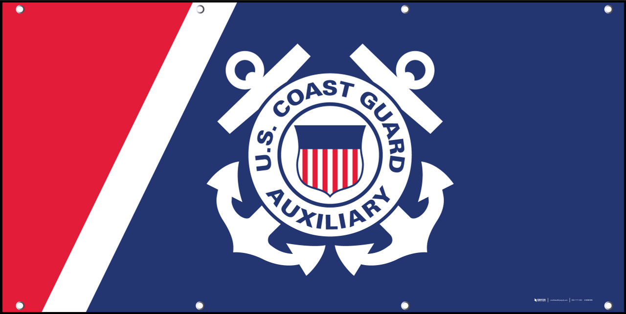 U.S. Coast Guard Auxiliary Flag - Banner