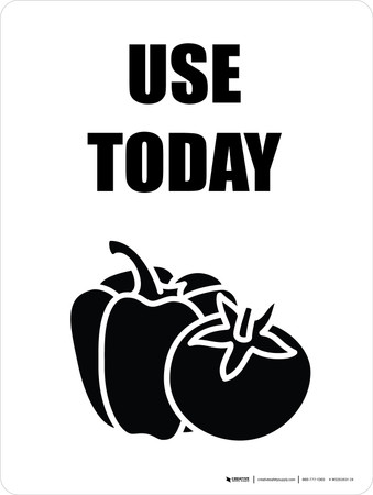 Use Today with Icon Portrait - Wall Sign