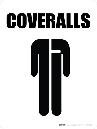 Coveralls with Icon Portrait - Wall Sign