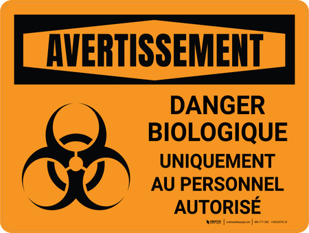 Avertissement: Biohazard - Uniquement Au Personnel Autorisé (Warning ...
