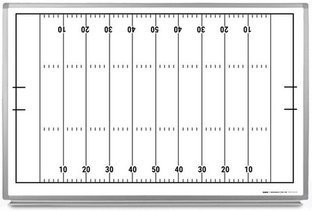 Football Playboard Dry Erase Board