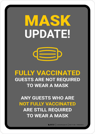 Mask Update Mask Update with Icon Portrait - Wall Sign