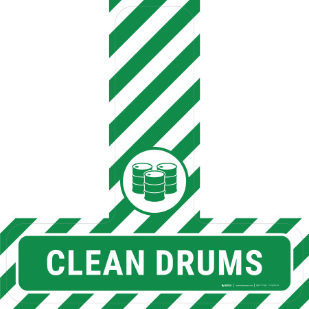 Clean Drums - Floor Sign T's