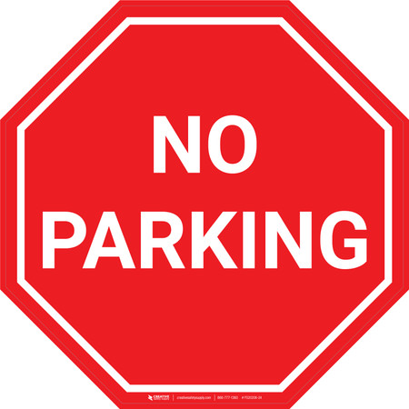 その他 USA Used No Parking Sign Hillman No Parking Sign, Plastic, 18