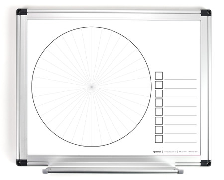 Blank Bar Graph - 14x11 Dry Erase Whiteboard