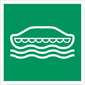 Lifeboat Safe Condition - IMO Glow Label