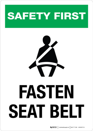 ISO Buckle Up Sign