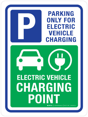 Parking Only For Electric Vehicle Charging: Electric Vehicle Charging ...