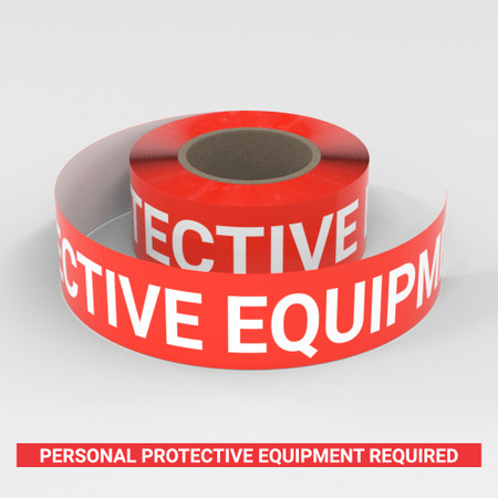 Personal Protective Equipment Required - Smart Stripe Inline Printed ...