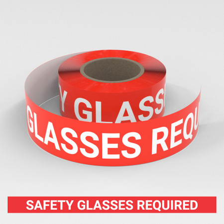 Safety Glasses Required - Smart Stripe Inline Printed Floor Tape ...
