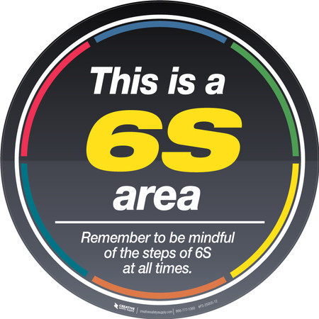 6S Area Sign