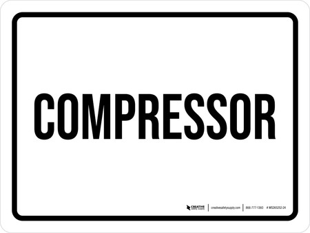 Compressor Landscape - Wall Sign