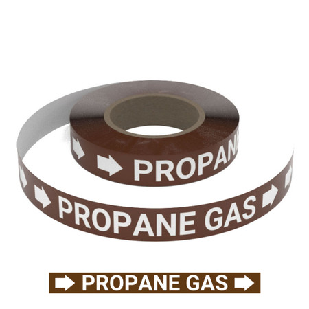Gas Fading Control Ribbons Propane Gas - Smart Stripe Inline Pipe Marking Roll | Creative Safety ...